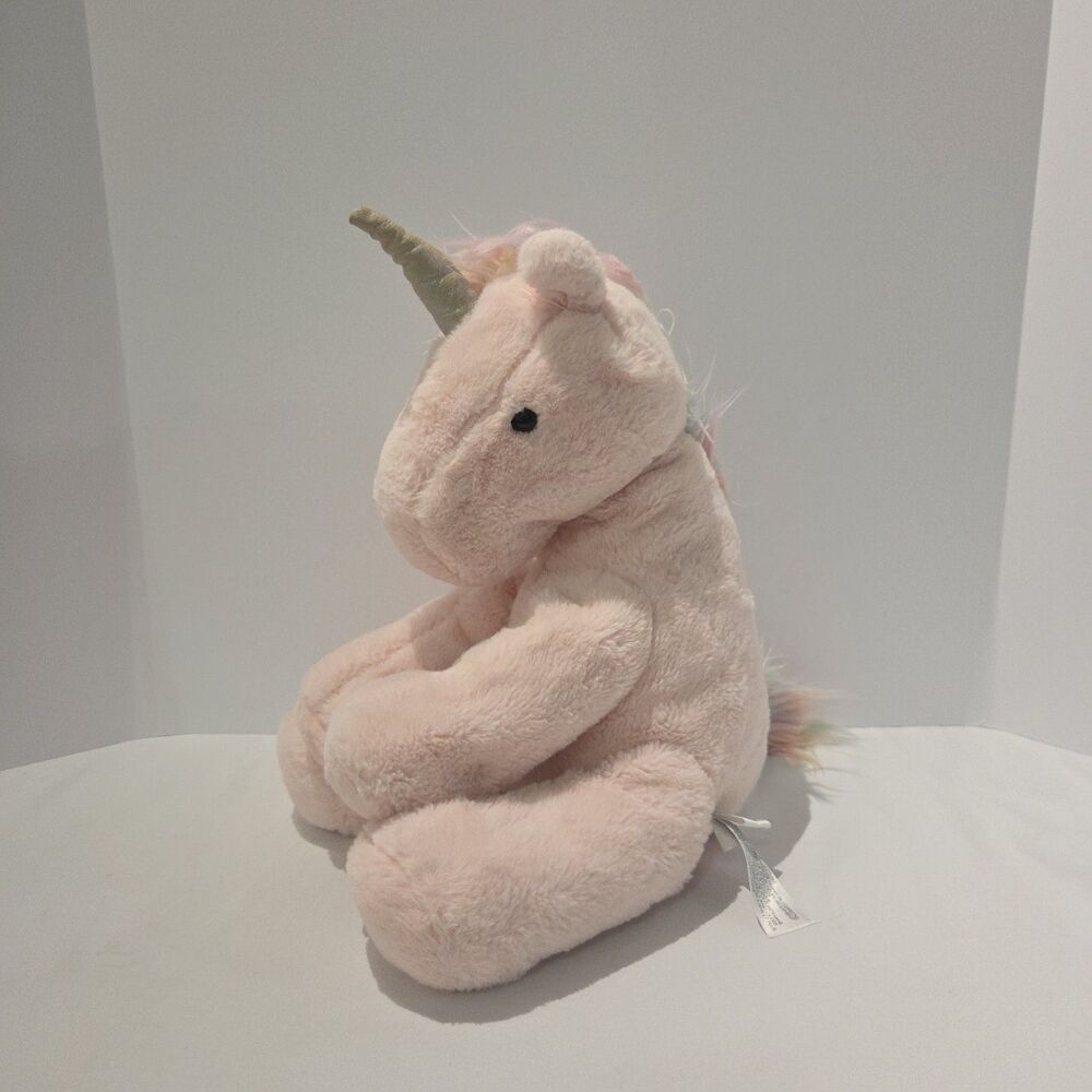 Animal Adventure 19 inch Eunice the Pink Unicorn Plush Toy